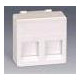 27083-35 ADAPTADOR 2 RJ-45 ATT BLANCO