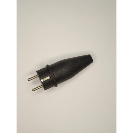 1409.190 CLAVIJA SCHUKO INDUSTRIAL GOMA NEGRA