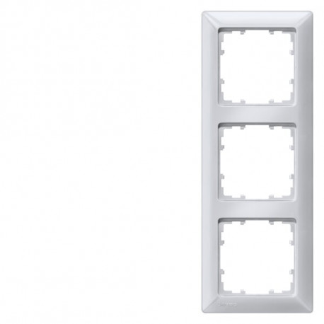 5TG2553-3 MARCO 3 ELEMENTOS DELTA LINE ALUMINIO METALIZADO