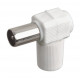 10.532 CONECTOR TV MACHO ACODADO