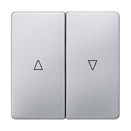 5TG6254 I-SYS,TECLA DOBLE PERSIANA,ALUMINIO META