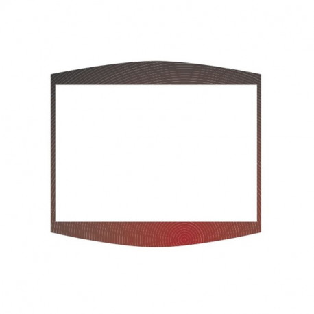 21600-RM EMBELLECEDOR INTERMEDIO ROJO MURANO