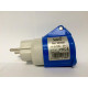 904001 CLAVIJA SCHUKO + BASE AZUL CETAC 2P+T 16A