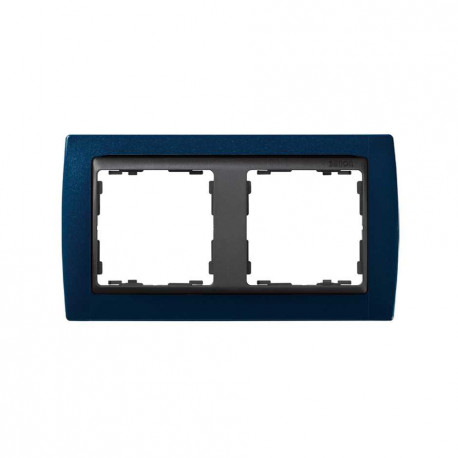 82824-64 MARCO 2 ELEM.AZUL METALIZADO/Z