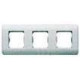 03072-G PLACA PARA 3 MECANISMOS