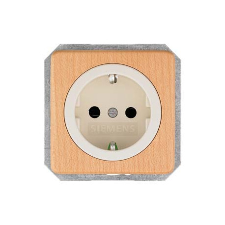 5UH1234 PLACA ENCHUFE TT. NATUR HAYA