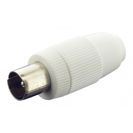 10.535/BL CONECTOR MACHO RECTO ANTENA BLANCO