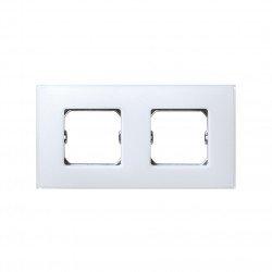 27772-60 PLACA 2 ELEMENTOS (BLANCO MATE