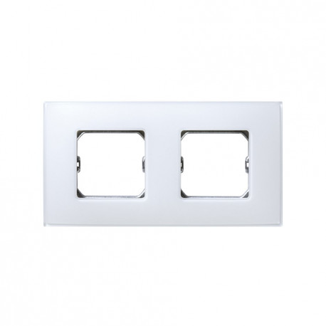 27772-60 PLACA 2 ELEMENTOS (BLANCO MATE