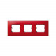 27773-66 PLACA 3 ELEMENTOS (ROJO MATE)
