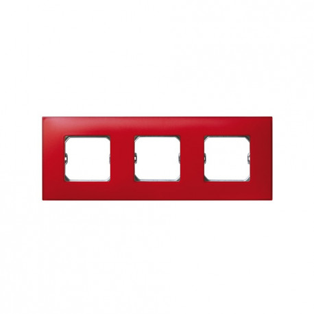 27773-66 PLACA 3 ELEMENTOS (ROJO MATE)