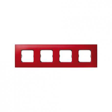 27774-66 PLACA 4 ELEMENTOS (ROJO MATE)